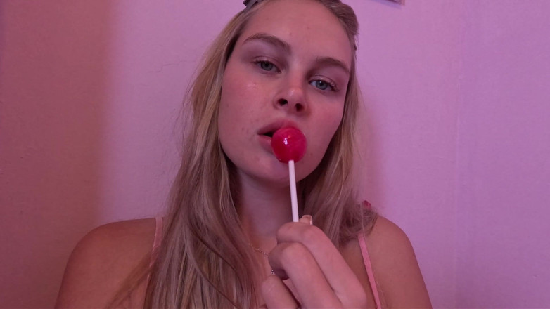 HotPrincessUA: Сладкий соблазн розового разговора с lollipop