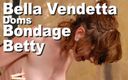 Edge Interactive Publishing: Домины Bella Vendetta в бондаже Betty, БДСМ-зажимы, шлепанье дилдо