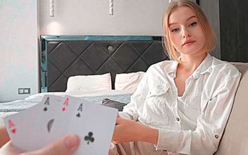 Stepsister Lost Her Pussy in a Card Game