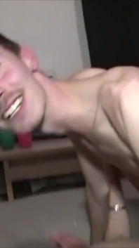 Andrea fucked raw by his straight friend for fun sex