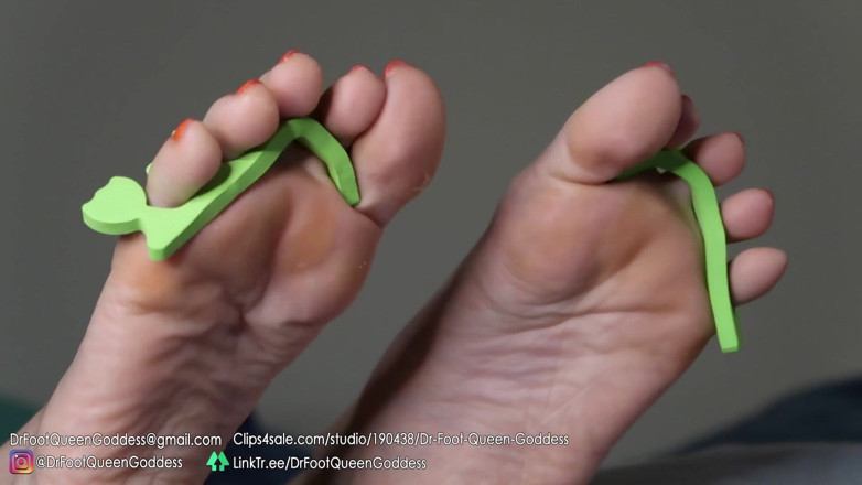 Dr. Foot Queen Goddess: Pedikur telur pedi (oranye) bagian 5