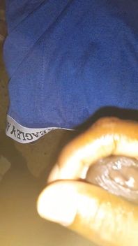 Jerking That Block Cock
