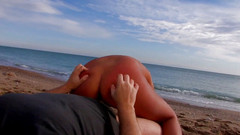 Real Anal Stories: Sex na písečné pláži s pěknou anální děvkou