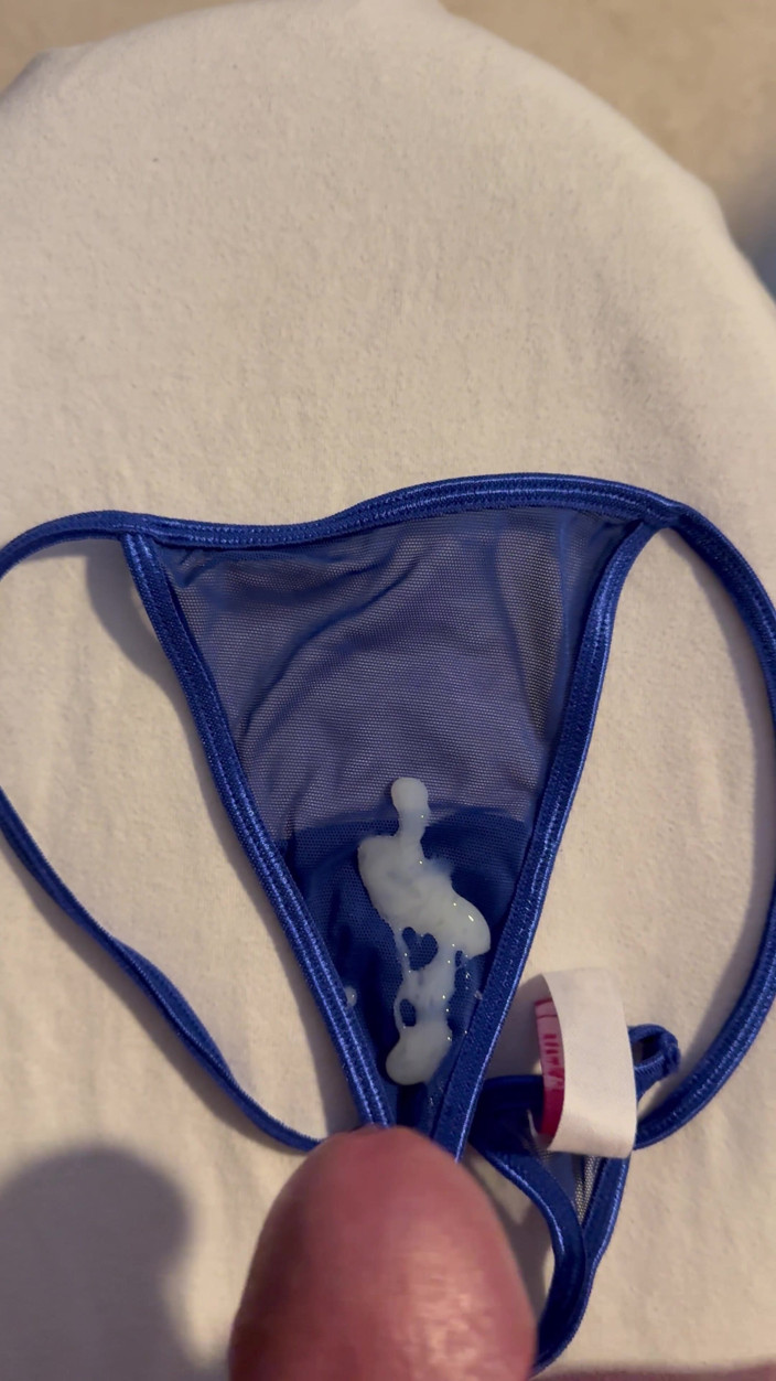 CumDaily: Cum on Wife’s Panties 21