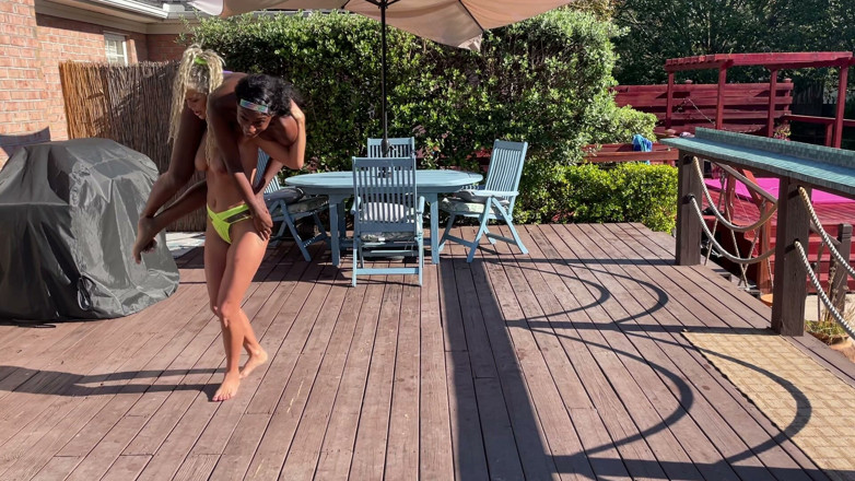 CJ Films: Topless Lift and Carry Featuring Paris Love and Andi Vicious