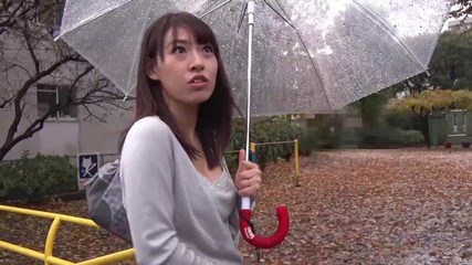 Raptor Inc: A Woman Soaked in the Rain, Wetting Her Pussy.