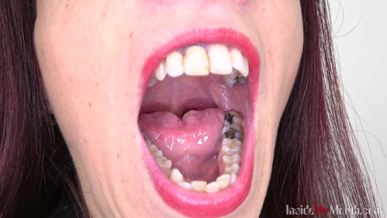 Inside My Mouth: Klip fetish mulut dengan Ali Bordeaux fullhd - di dalam mulut...