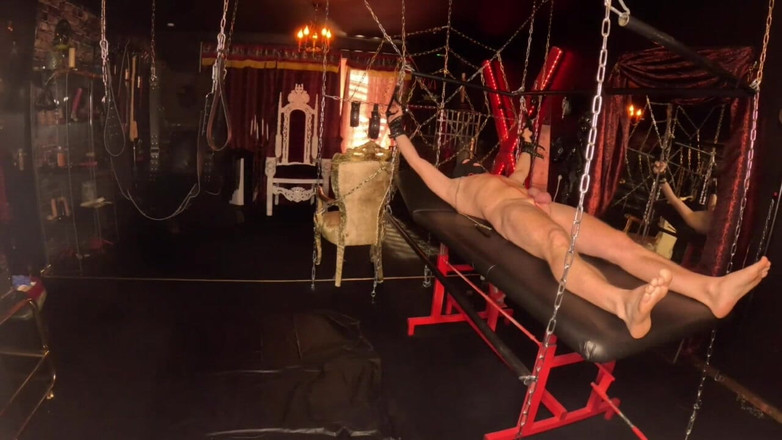 Queen_of_BDSM: Locked in the Toilet Chair! Have My Piss