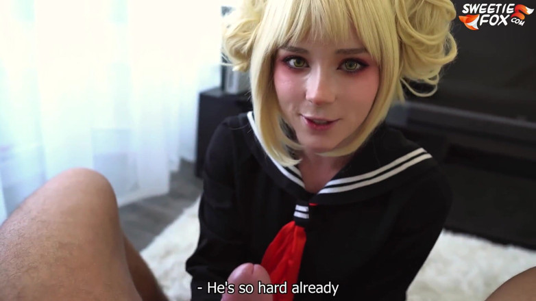 Sweetie Fox: Toga himiko deep sucking big dick until cum on face