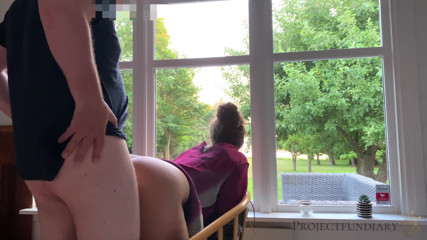 Projectsexdiary: Relaxed window sex using hairy pussy