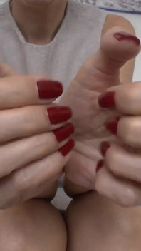 Hand Fetish and Red Fingernails, Summer Dress, JOI, Lady Victoria Valente