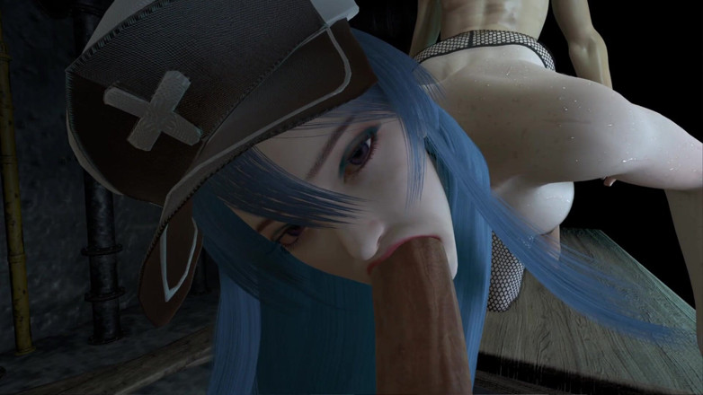 3D hot hentai: 후장 섹스와 대물 사정의 멋진 날