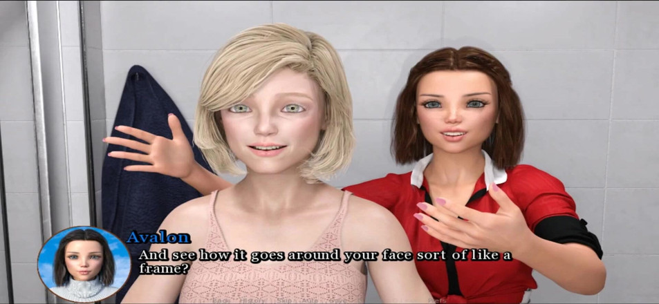 Visual Novels: Авалон, частина 35 - перший лесбійський секс
