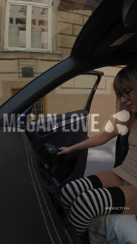 Desperately Wetting Panties, Golden Shower and Mouth Piss in My New Car