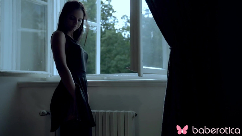 Baberotica: Hot Kari is about to take off her dress and...