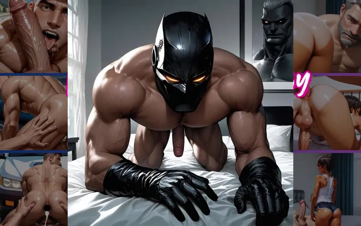 Real narrated fantasy: Ai Masked Gay Man Cosplay Gay Porn