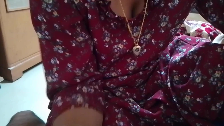 Skydreem1104: Kerala Teacher Sucks and Massages Her Husband's Balls