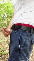 TJenner: Walking in the woods with my cock out