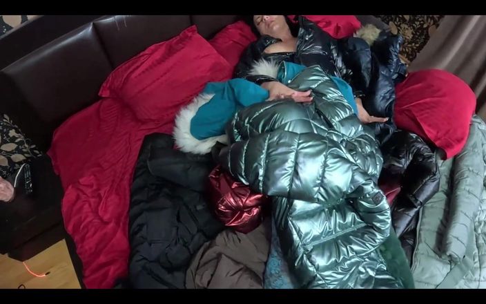 MilfyCalla: Several Shiny Down-jackets Used for Fucking and Masturbating 267