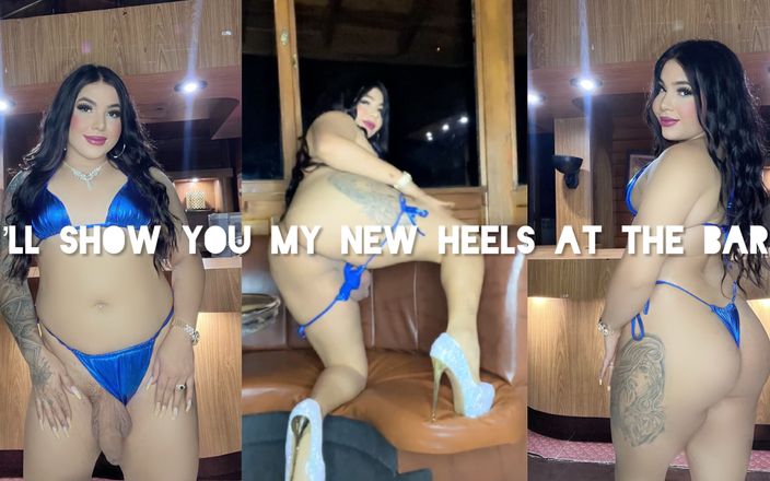 JessieRoss: Yüksekten bir boşalma, yeni topuklularımı gördün mü?