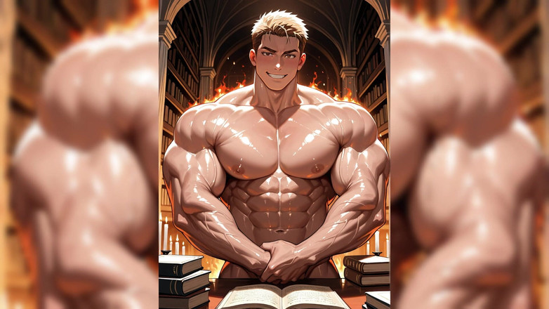 Erotic Man: Tayangan slaid Ai Hunks Ai tanpa otot