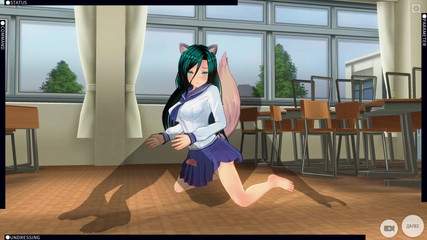 H3DC: 3D La ragazza hentai neko viene da un grosso cazzo