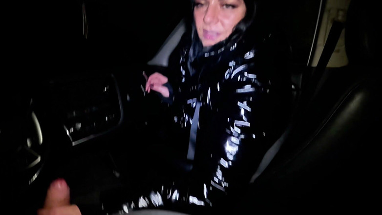 MilfyCalla: Night Pickup Downjacket MILF Fantasy, Smoking, Car Blowjob and Cum...
