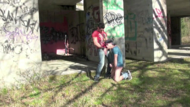 Crunch Boy: Hetero-muskelfick für einen schwulen in exhibitionismus