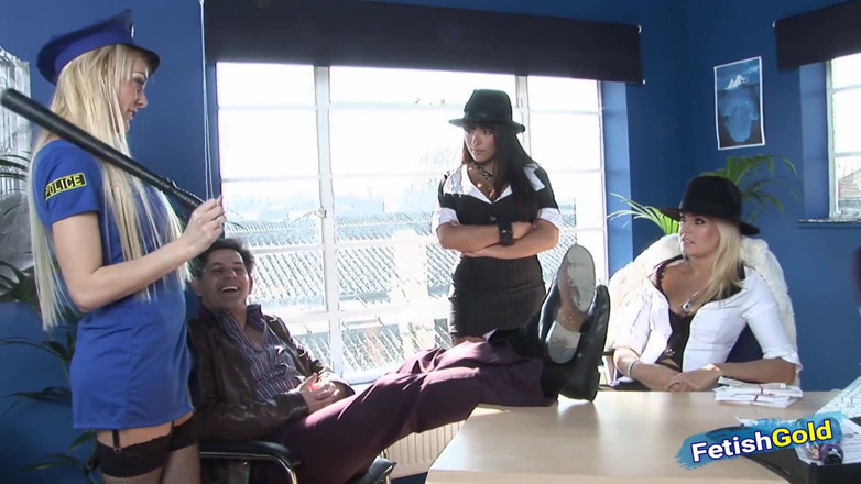 Old Bangs Young: Lucky older guy fucks hard three busty babes in the...