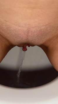 A Compilation of Peeing in Different Hotels! Panties with Pads! POV!
