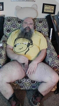 Urs blănos Monk3yming0 cu picioarele mele groase Întinse