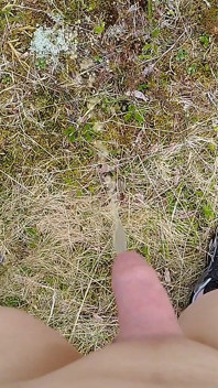 Pissing up in the Mountains