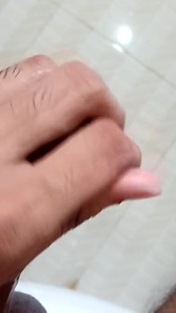 Pre Cum as Lubricant to Masturbate