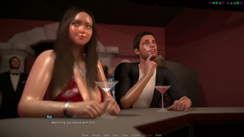 Porny Games: 백인 거품의 친절한 주부 -  스윙 클럽에서 처음으로 가는 젊은 커플 16