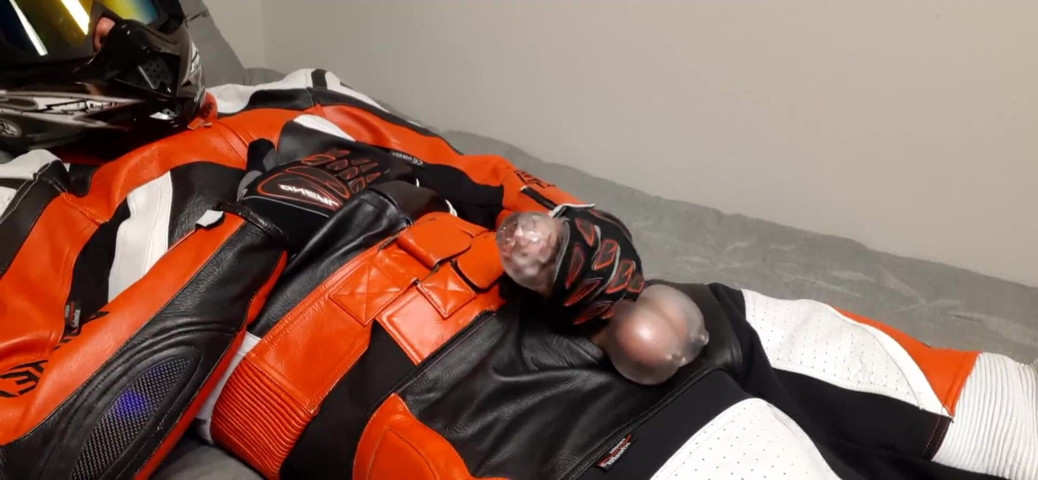 Horny Leather Biker Cums with Sackjack (GearFX)