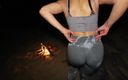 Kriss Kiss: Bester Blowjob und Doggystyle am strand in der nacht am...