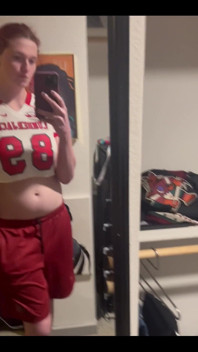 I Converted My Old Pop Warner Jersey Into a Cute Crop Top