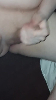 Chubby Persistent Teen Plays with His Cock and Balls Until He Cums