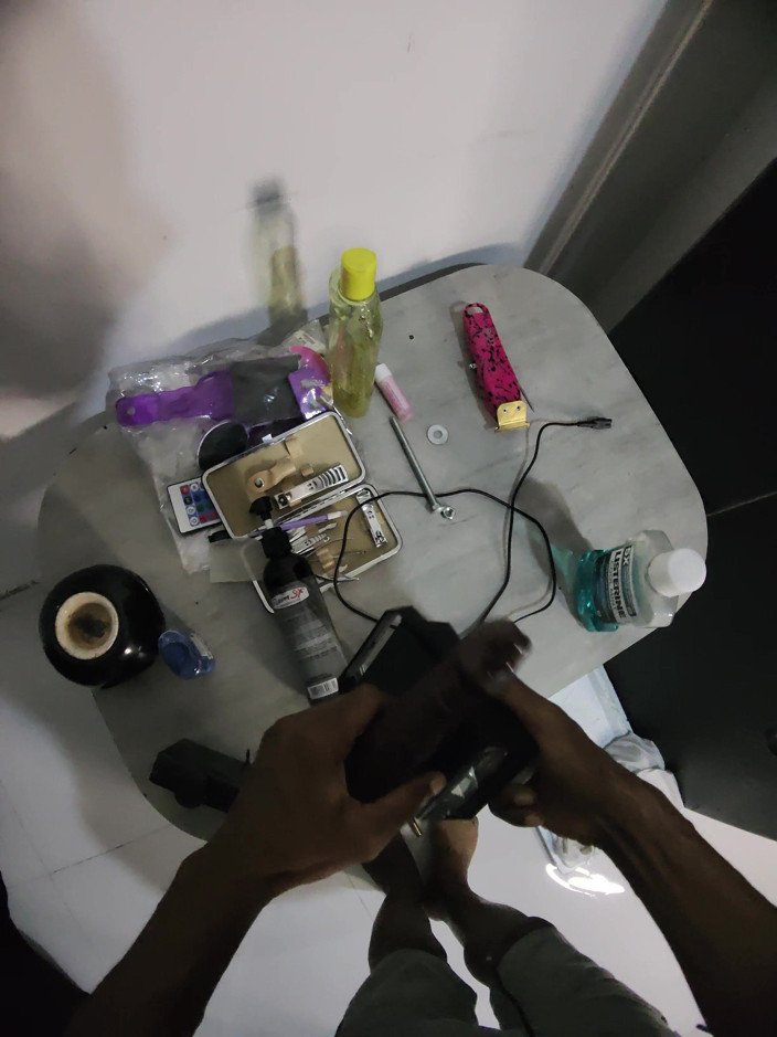 PABLO N3GROBAR: Goon room booty dildo file bts