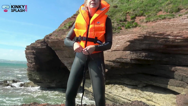 UKCuteGirl Lucy Lauren: Záchranná vesta JOi neprene škádlení, odmítnutí a odpočítávání mrdky