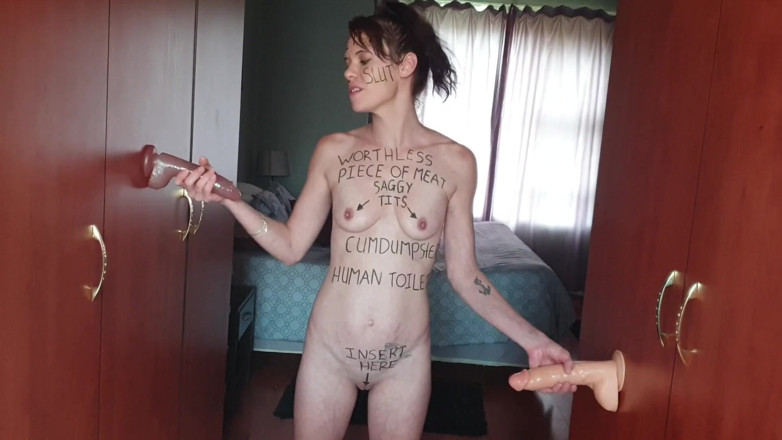 petite-mia: Saggy Titted MILF with Body Writing Wants More Then One...