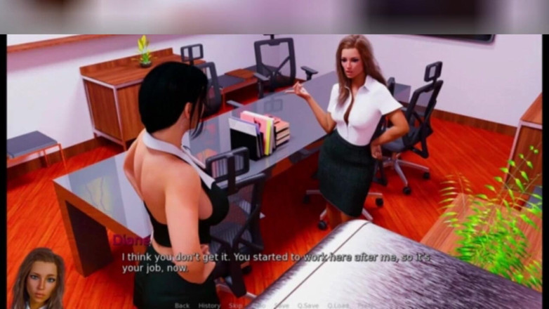 3DXXXTEEN2 Cartoon: Anna trả tiền cho ông chủ của cô ấy vì tình dục...