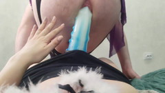 KinkyFamily: Femboy Blue 穿戴式假阳具骑乘者