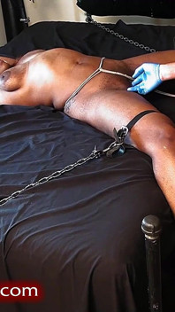 Dildo-hitachi fick-bondage