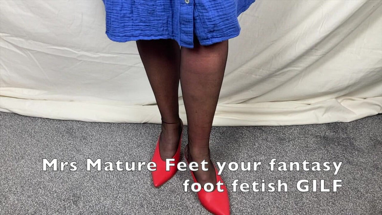 Mr MF: Mrs Mature Feet Is Just Home From Church Part - 1