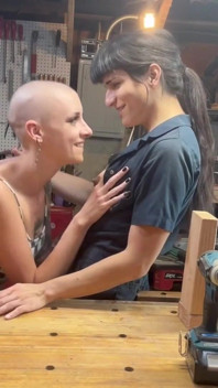 Eating Pussy and Sucking Trans Cock on Work Break