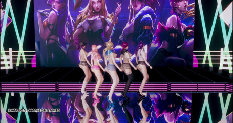 3D-Hentai Games: Hello Venus -Wiggle wiggle naked dance Ahri Akali Kaisa Evelynn Seraphine