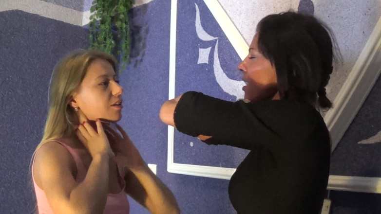 NM fetish femdom videos by Princess Nikki Cruel: Lesbian Slut Have Foot and Neck Fetish