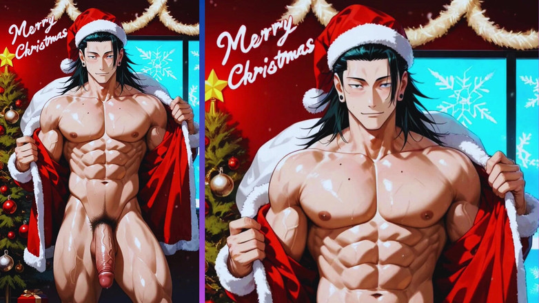 Real narrated fantasy Hentai: Confesé, Durante La Cena De Navidad, Que Soy Un Hombre...