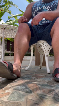 Jack Stacked - Big Muscular Feet and Intense Sole Teasing by the Pool